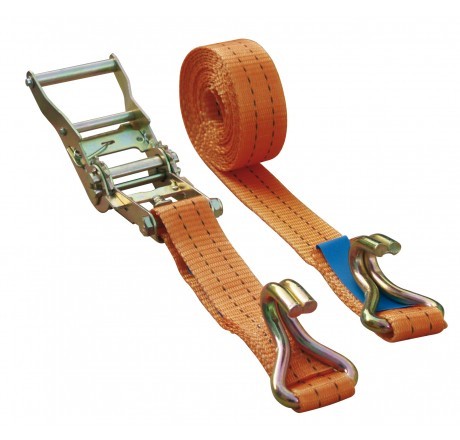 Ratschen-Zurrgurt 35mm x 3m, 2-teilig mit Spitzhaken