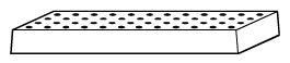 Lochblecheinsatz f. STAWA-R