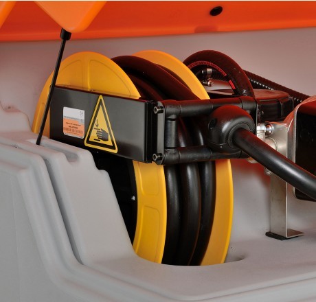 Schlauchaufroller mit 10m Schlauch DN 19