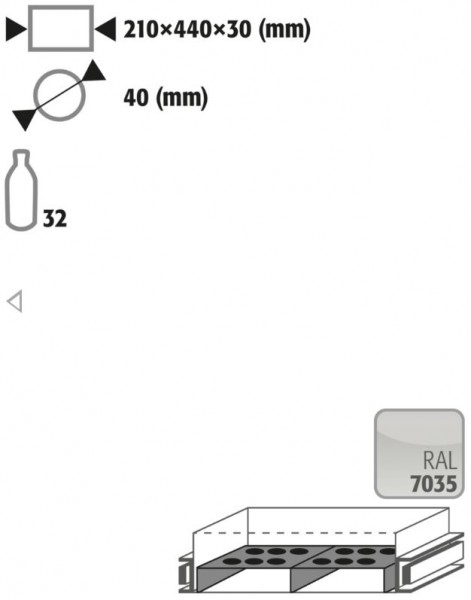 Flaschengestell